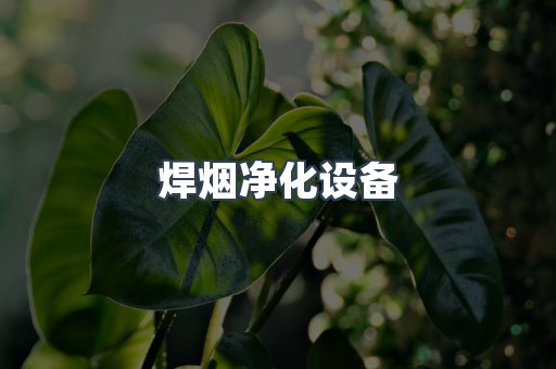焊烟净化设备
