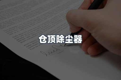 仓顶除尘器